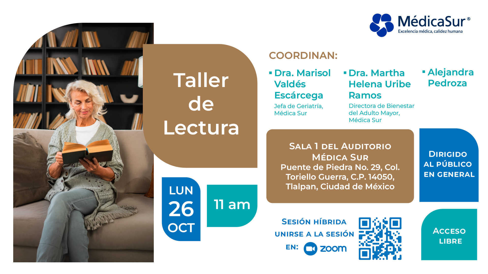 Club de Lectura del adulto mayor